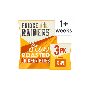 Fridge Raiders Roast Chicken Bites 3x22.5g - Delicious Savory Protein Snack